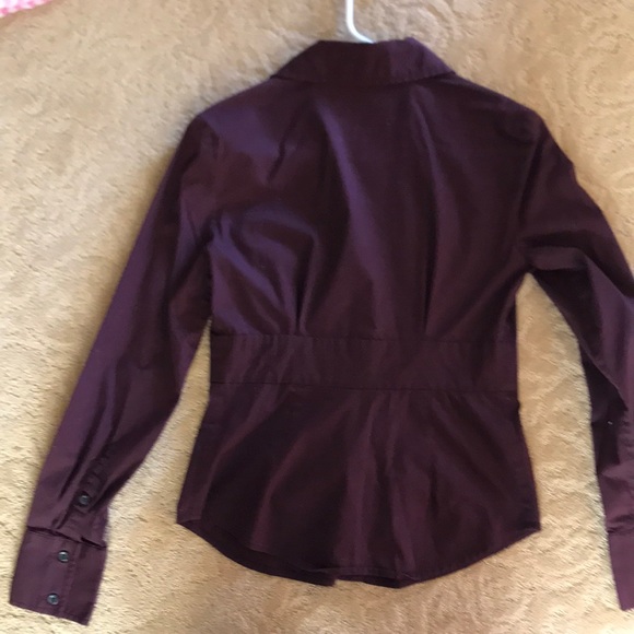 Express maroon button down - Picture 3 of 3